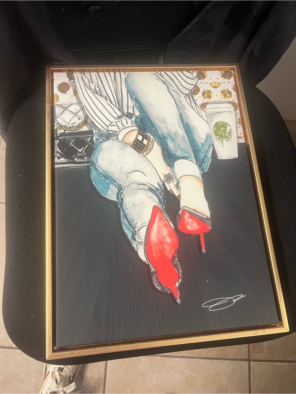 Red Pointed Stiletto Heels  picture